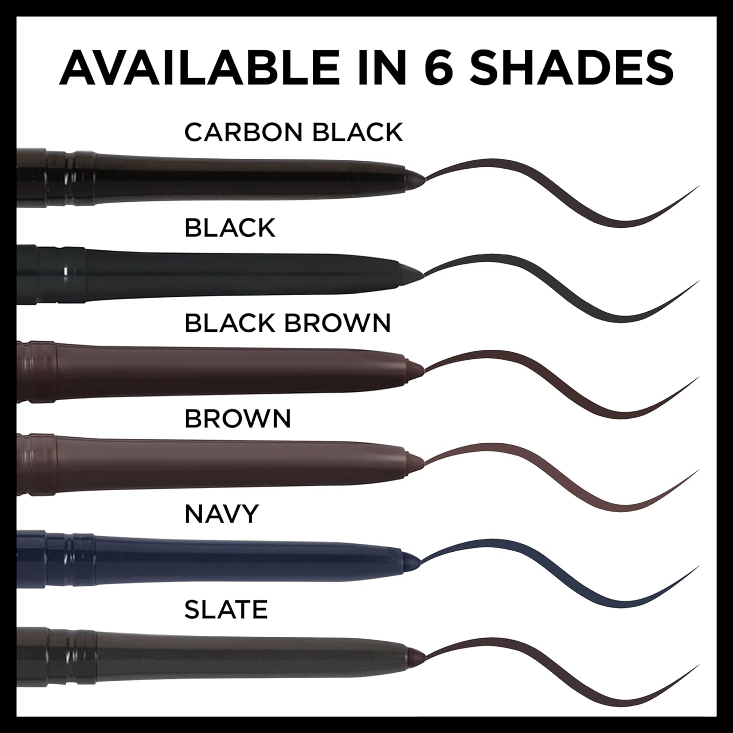 L'Oreal Paris Makeup Infallible Never Fail Original Mechanical Pencil Eyeliner with Built in Sharpener, Black, 1 Count - Image 6