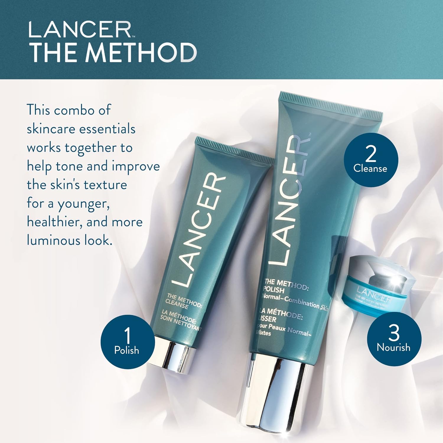 Lancer Skincare The Method: Nourish Women’s Anti-Aging Moisturizer with Hyaluronic Acid, Daily Face Moisturizer, Normal or Combination Skin - Image 3