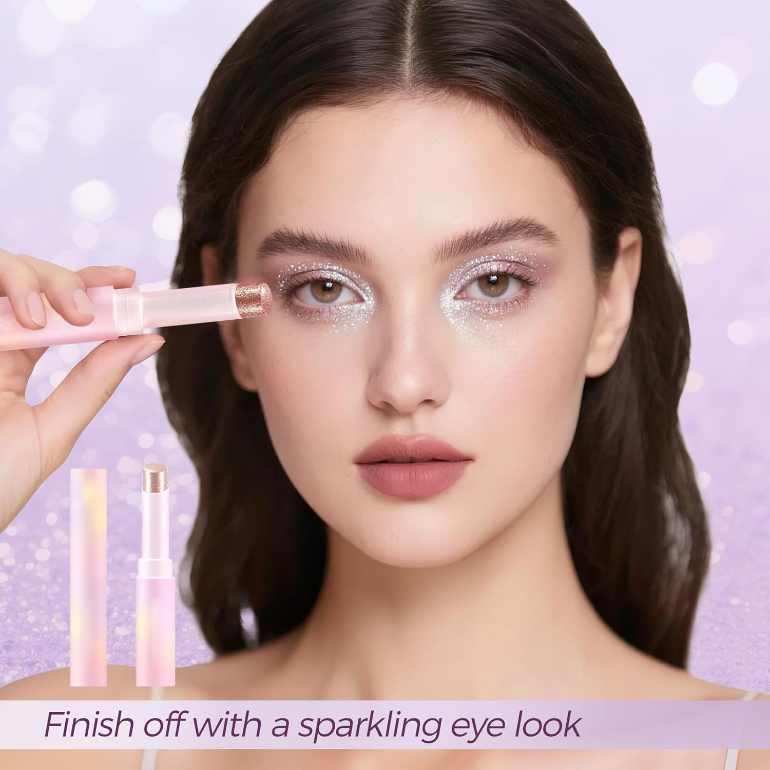 Crystal Hydrating Jelly Stick Eyeshadow 2025 Edition #05 Long Lasting Shimmer Eye Brightener - Image 6