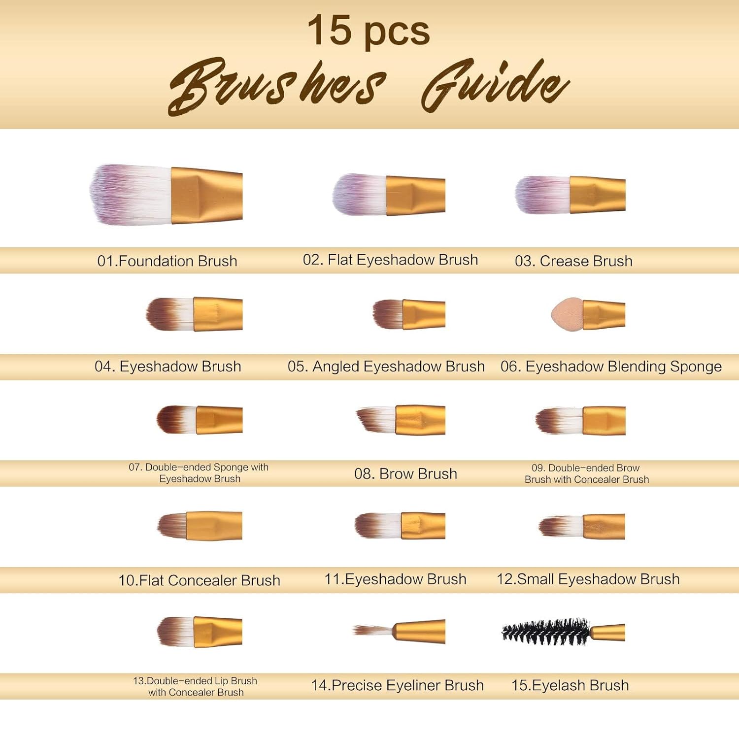 UCANBE Makeup Eyeshadow Palette + 15Pcs Brush Set, Pigmented 86 Colors Make Up Pallet with Brushes, Matte Shimmer Glitter Palettes Valentine's Gift Kit, Eye Shadow Highlighter Contour Blush Beauty Kit - Image 7