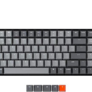 Keychron K4 96% Layout 100 Keys Wireless Bluetooth 5.1/Wired USB Mechanical Gaming Keyboard with Gateron G Pro Brown Switch White LED Backlight N-Key Rollover for Mac Windows PC-Version 2