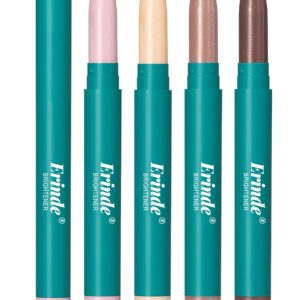 Erinde 4 Colors Eyeshadow Stick, Eye Brightener Stick, Shimmer Creamy Eye Shadow Makeup, Long Lasting Waterproof Glitter Highlighter Eye Liner Pencil Set