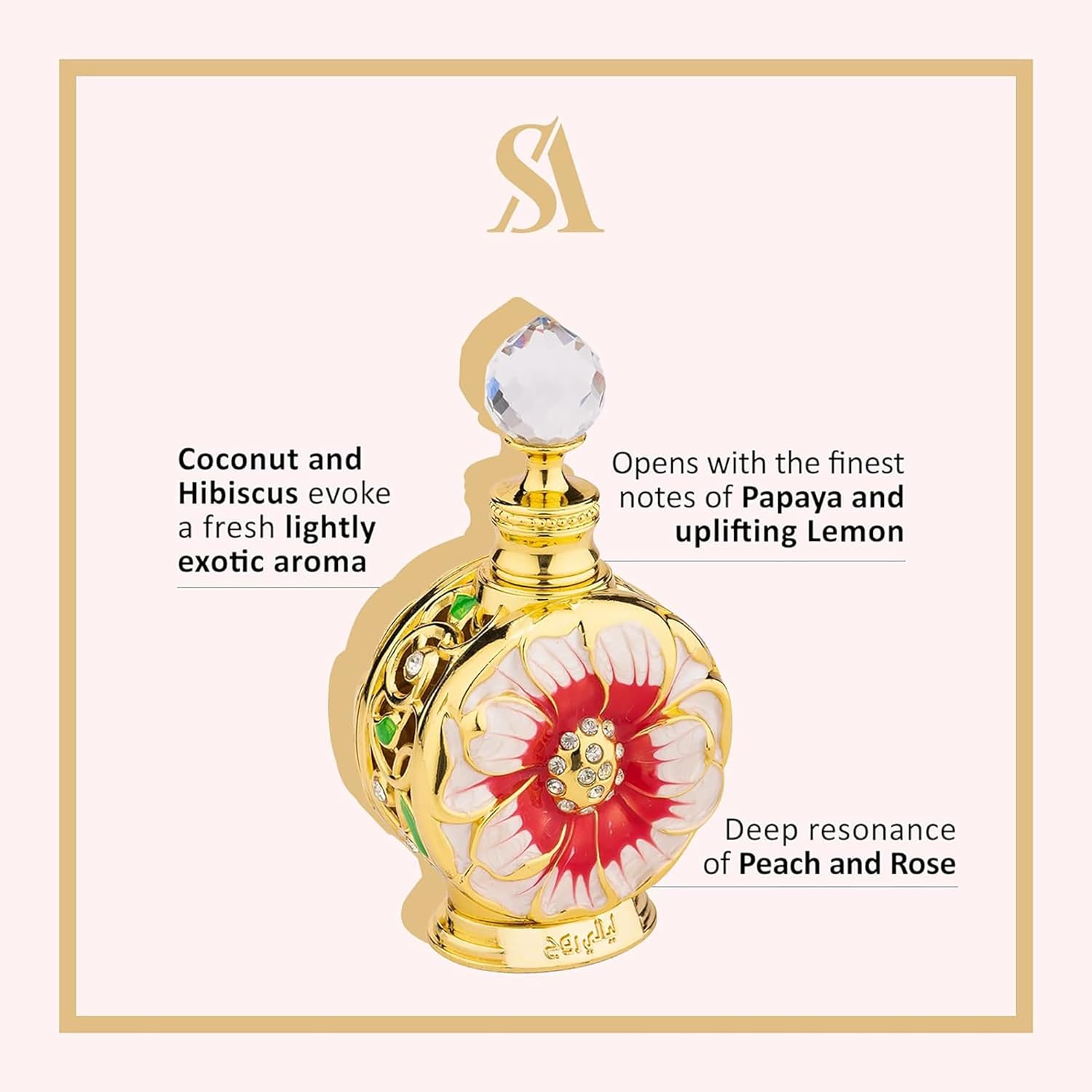 Swiss Arabian Layali Rouge - Luxury Products From Dubai - Long Lasting Personal Perfume Oil Fragrance - A Seductive Signature Aroma - 0.5 Oz - Image 2