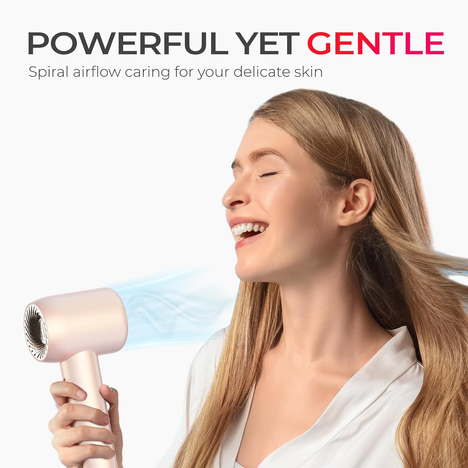 TYMO Ionic Travel Size Hair Dryer for Women, 400M Ions High Speed Blow Dryer - Image 4
