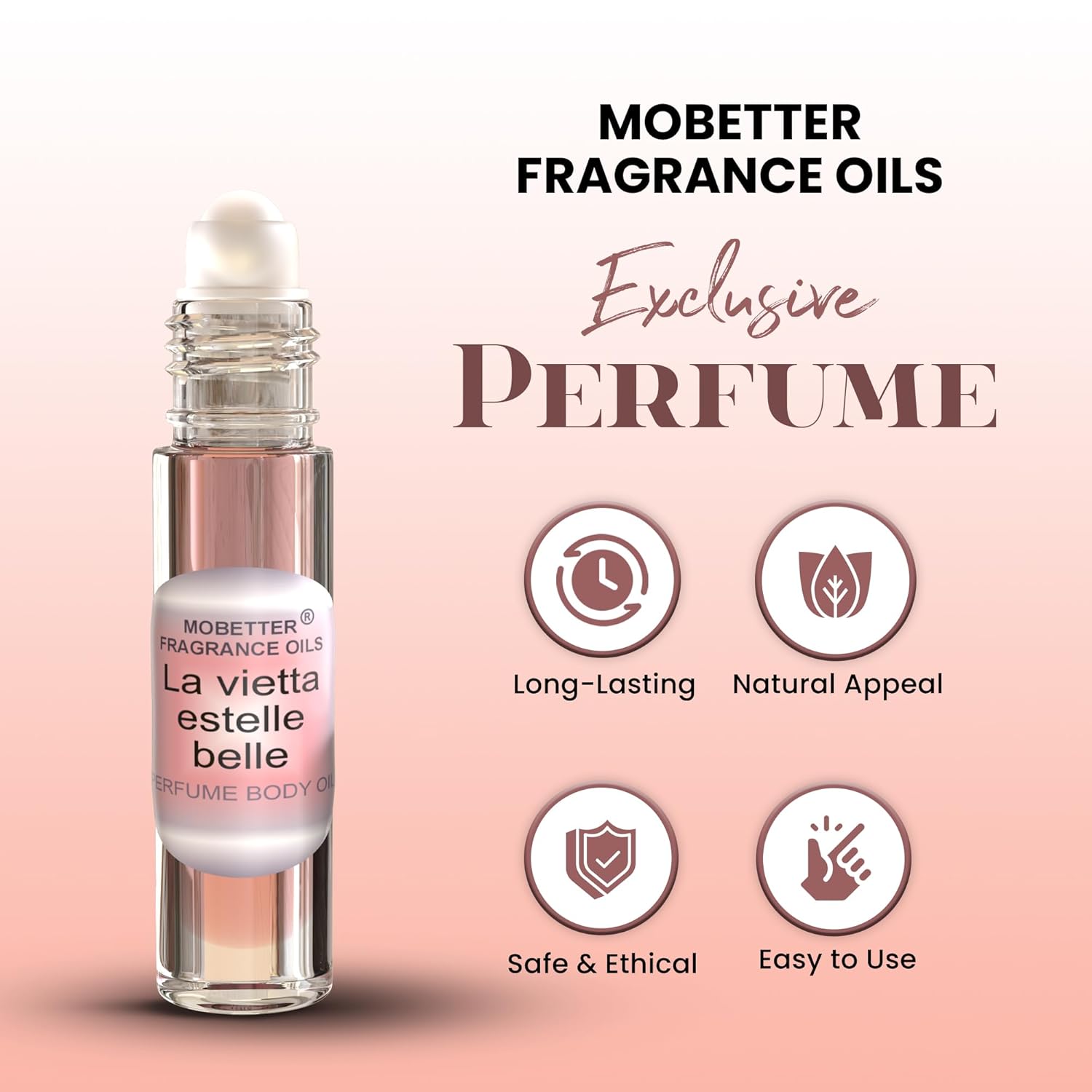 MOBETTER FRAGRANCE OILS Lavitta Estelle Belle Women Perfume Body Oil - Image 3