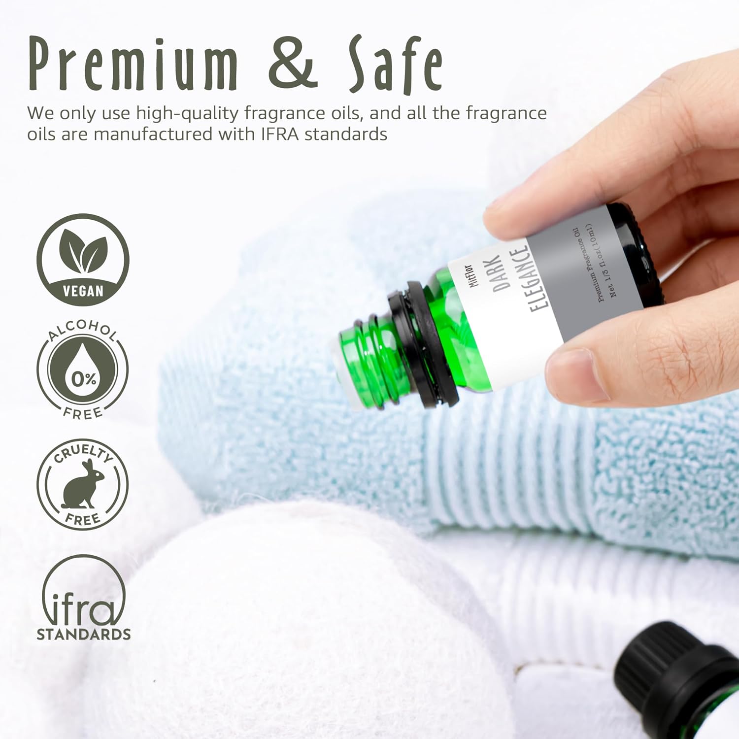 Fragrance Oil, MitFlor Cologne Perfume Oils for Men, Scented Essential Oils for Diffusers for Home, Soap & Candle Making Scents, Aromatherapy Diffuser Oils Gift Set, 6 * 10ml - Image 4