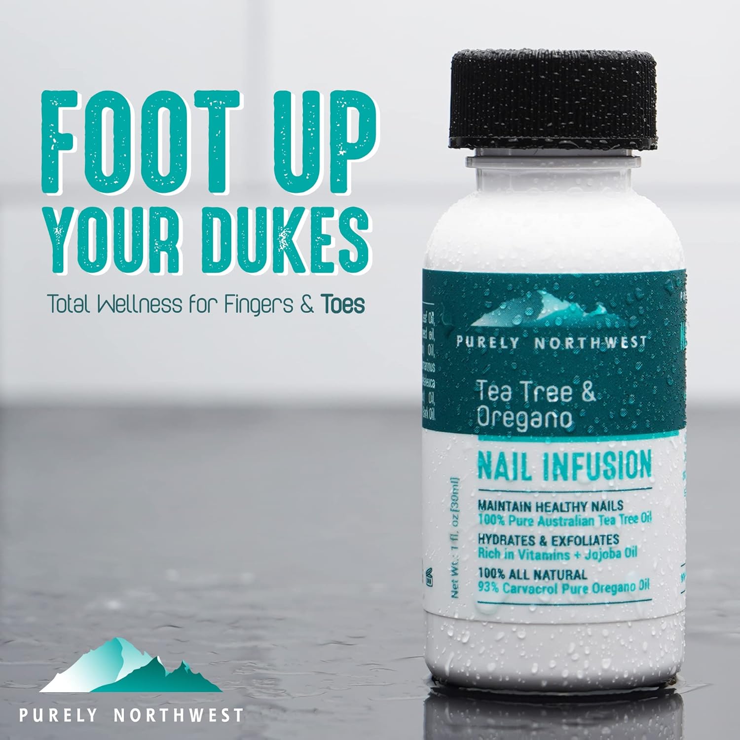 Toenail Fungus Extra Strength Solution-Thick Discolored Nail Repair, Ingrown Nails, Dry Cracked Nails & Cuticles-All Natural with Tea Tree & Oregano Oil: by Purely Northwest USA 1oz - Image 7