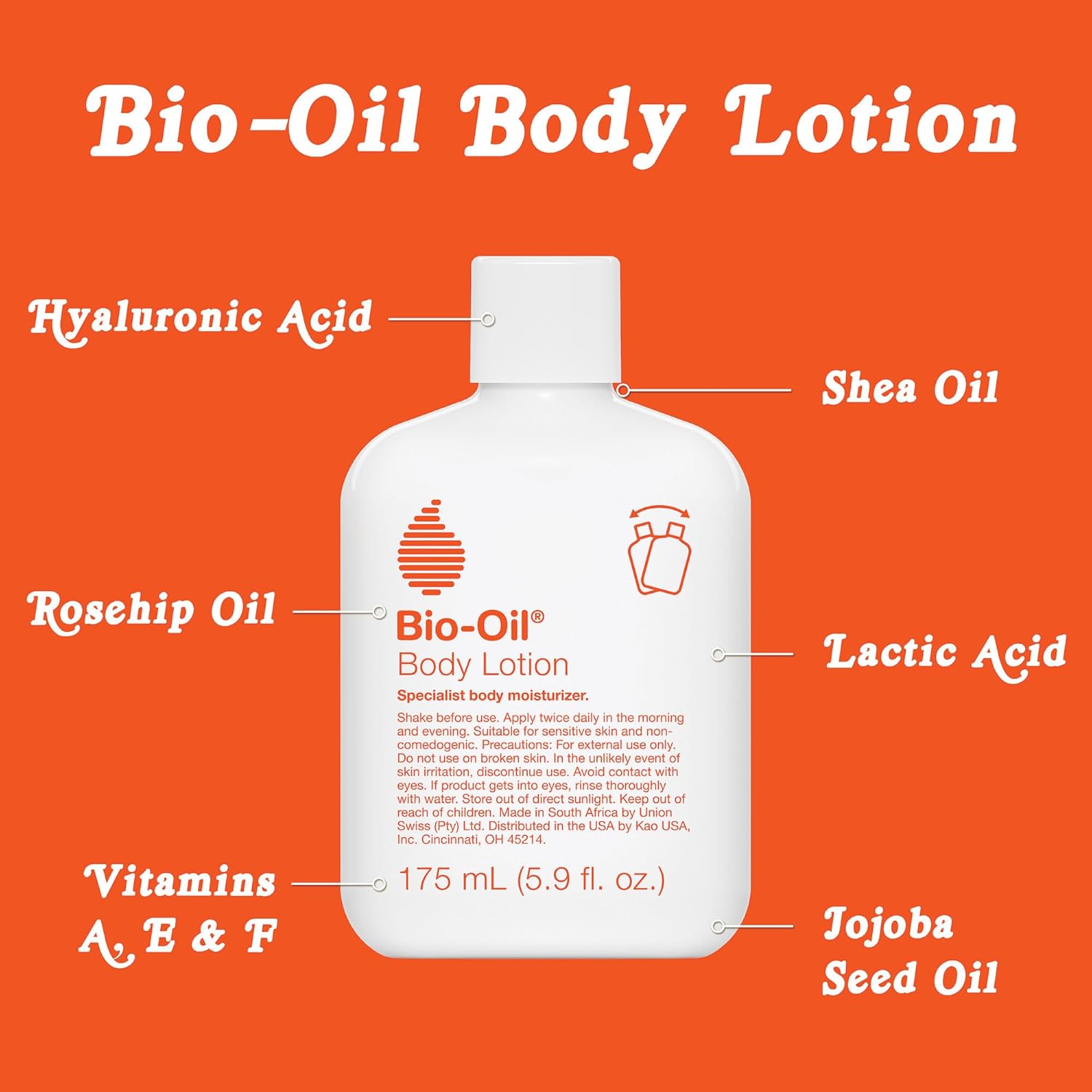 Bio-Oil Moisturizing Body Lotion for Dry Skin, Ultra-Lightweight High-Oil Hydration, with Jojoba Oil, Rosehip Oil, Shea Oil, and Hyaluronic Acid, 5.9 oz - Image 5