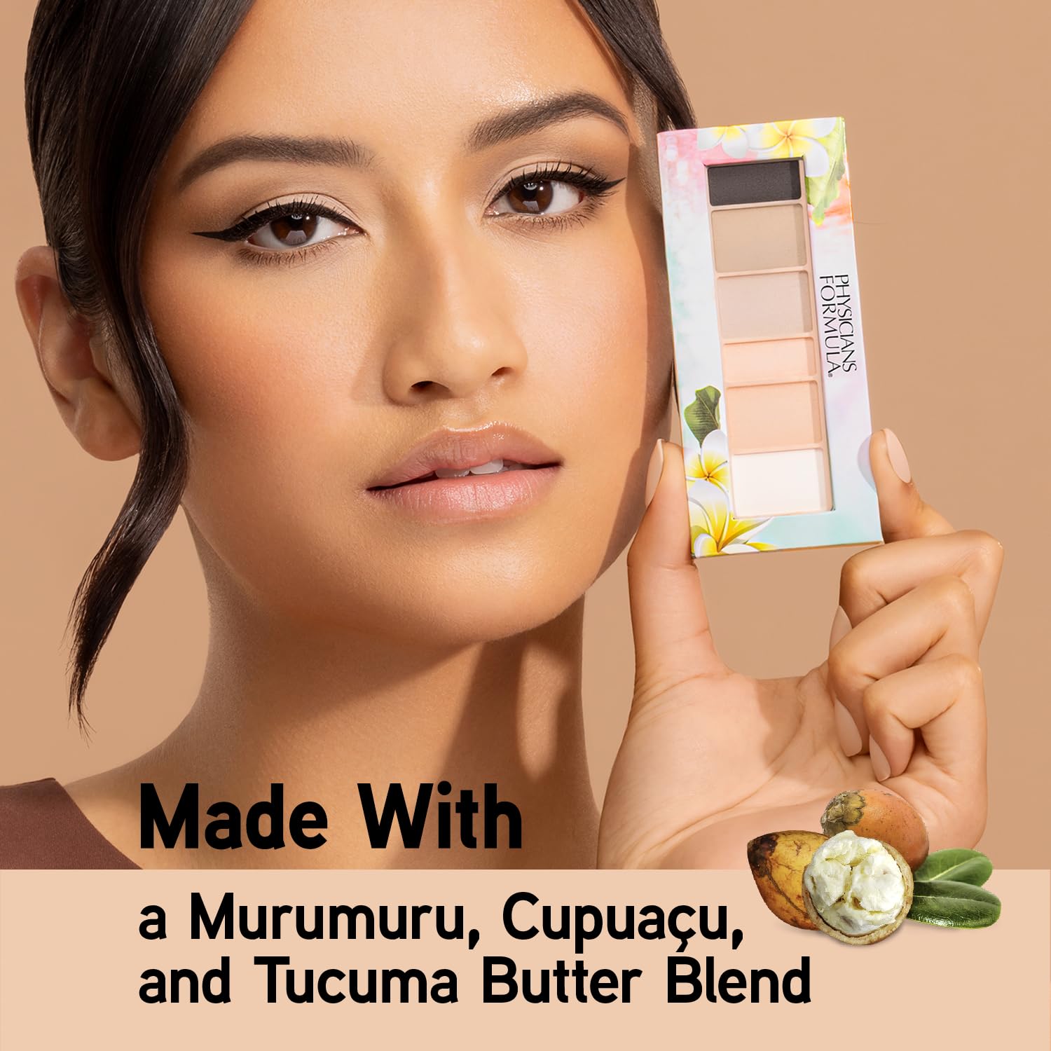 Eyeshadow Palette By Physicians Formula Matte Monoi Butter Eyeshadow Natural Matte Blushed Nudes, For Sensitive Skin, Hypoallergenic, Nourishing Moisturizing, Smooth, All Day Wear - Image 5