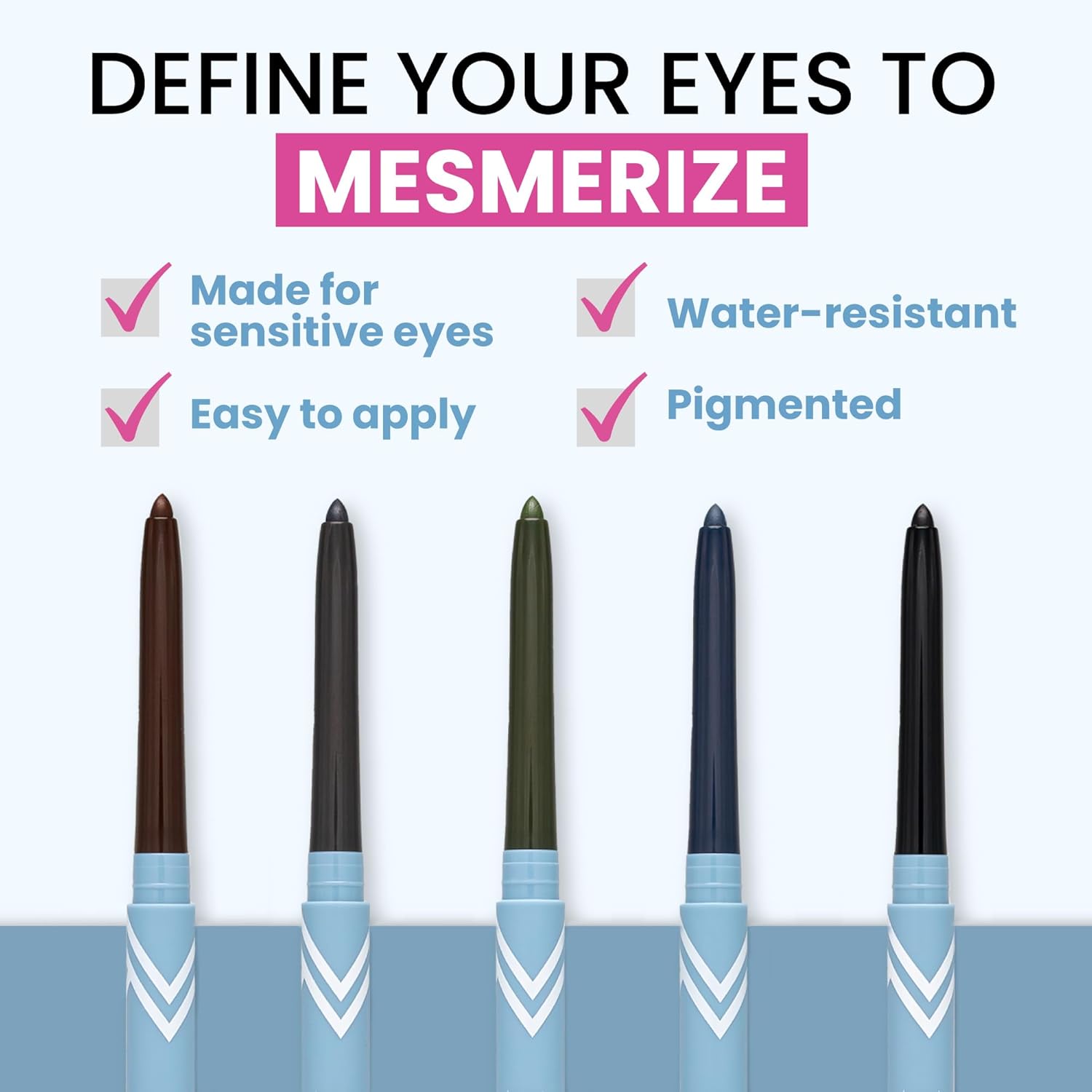 PrimeEyes Glide Eyeliner for Mature Women – Water-Resistant, Long-Stay and Mess-Proof – Gel Cream Texture, Discreet Sharpener and Effective Smudger (Wood (brown)) - Image 2