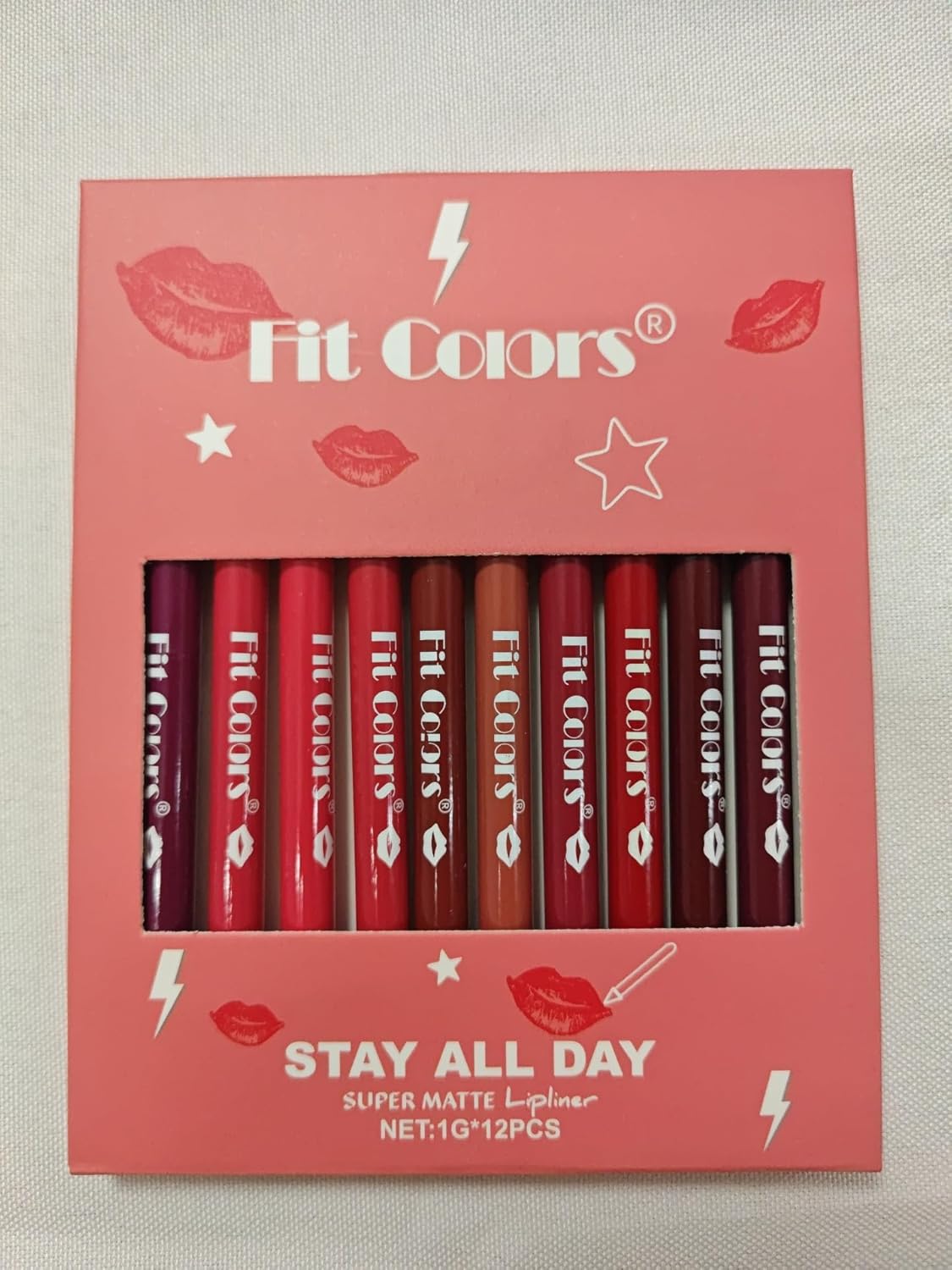 12Pcs Matte Lip Liner Set,Creamy Velvet Lipstick,One Step Lips Makeup Kit,Waterproof Long Lasting Smooth High Pigmented Lip Pencil for Daily - Image 8