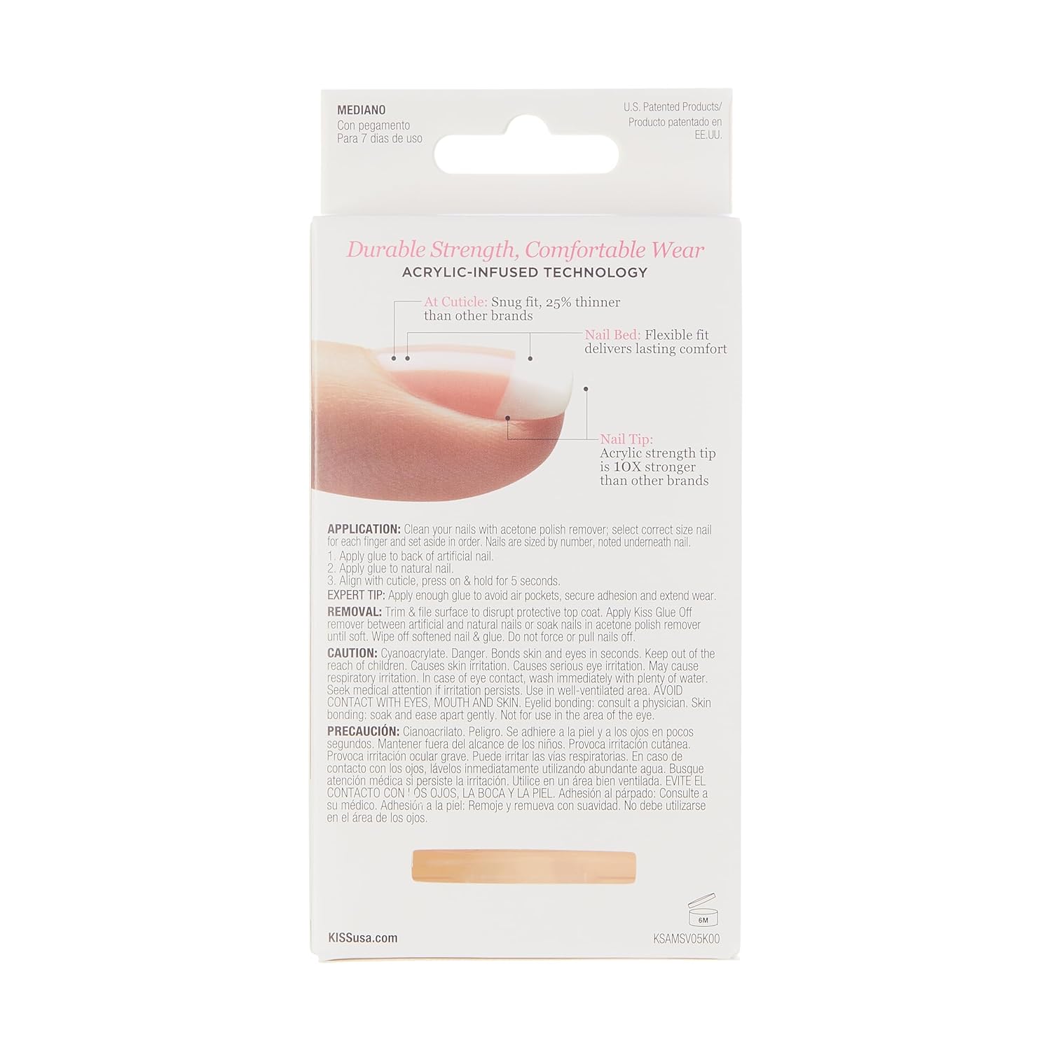 Kiss Products Salon Acrylic French Nail Kit, Sugar Rush, 0.07 Pound - Image 3