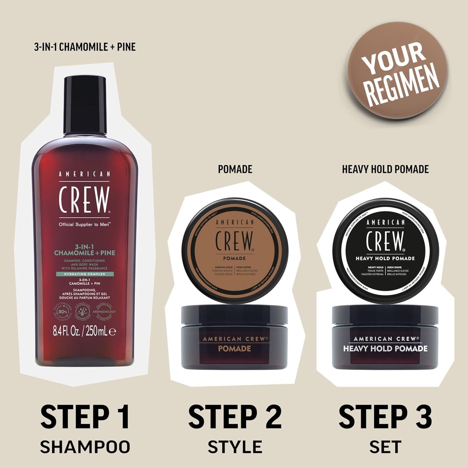 American Crew Men's Hair Gel, Light Hold Styling Product, 13.1 fl oz - Image 6