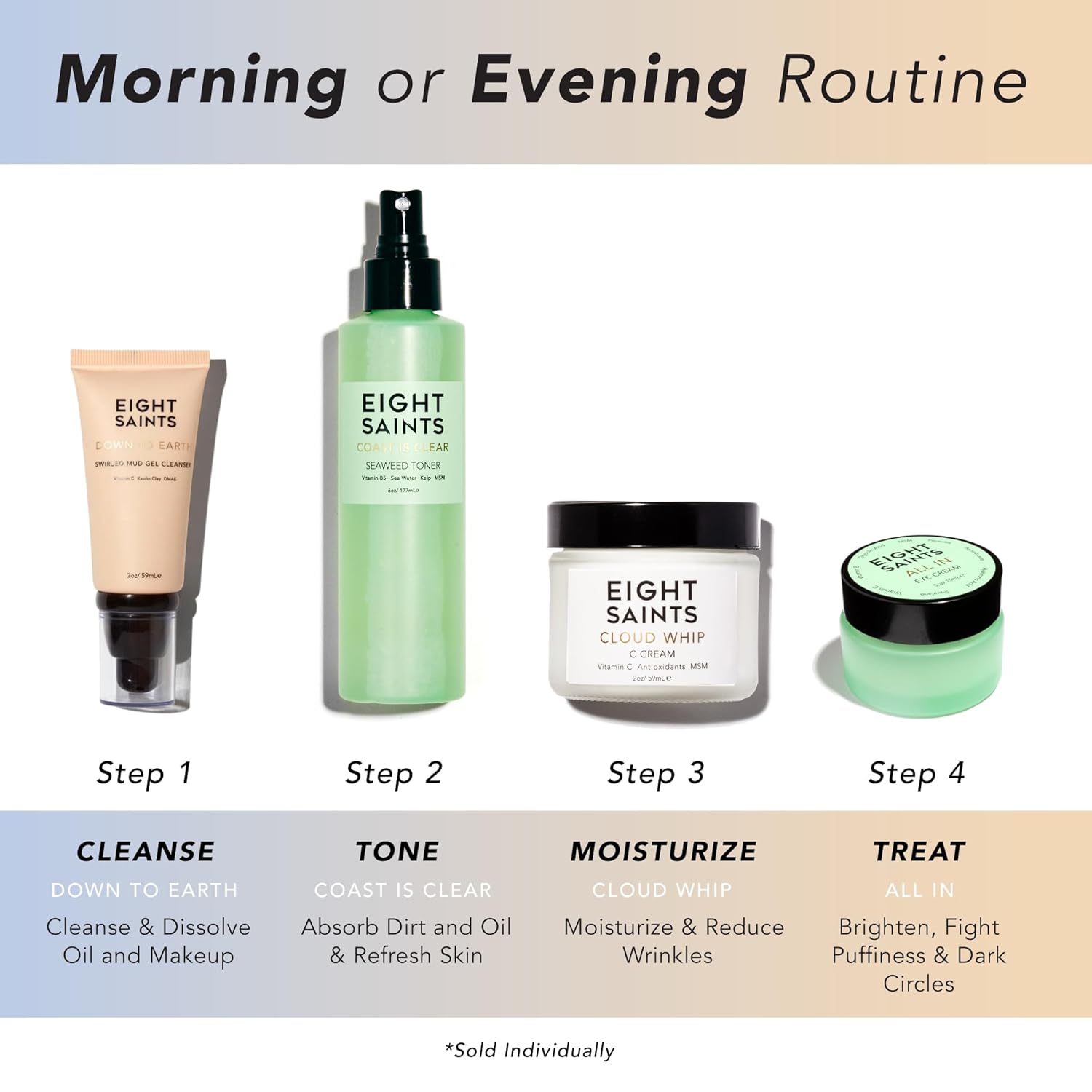 Eight Saints Skincare Cloud Whip Vitamin C Face Moisturizer Day Cream, Natural and Organic Face Cream For Women, Anti Aging Cream For Face To Reduce Fine Lines and Wrinkles, 2 Ounces (Unscented) - Image 2