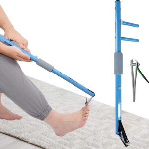Long Handled Toenail Clippers for Seniors,Free Bending Toenails Clippers for enior Clipper for Elderly, Handicapped.Two Curved toenail Scissors(20 inch)