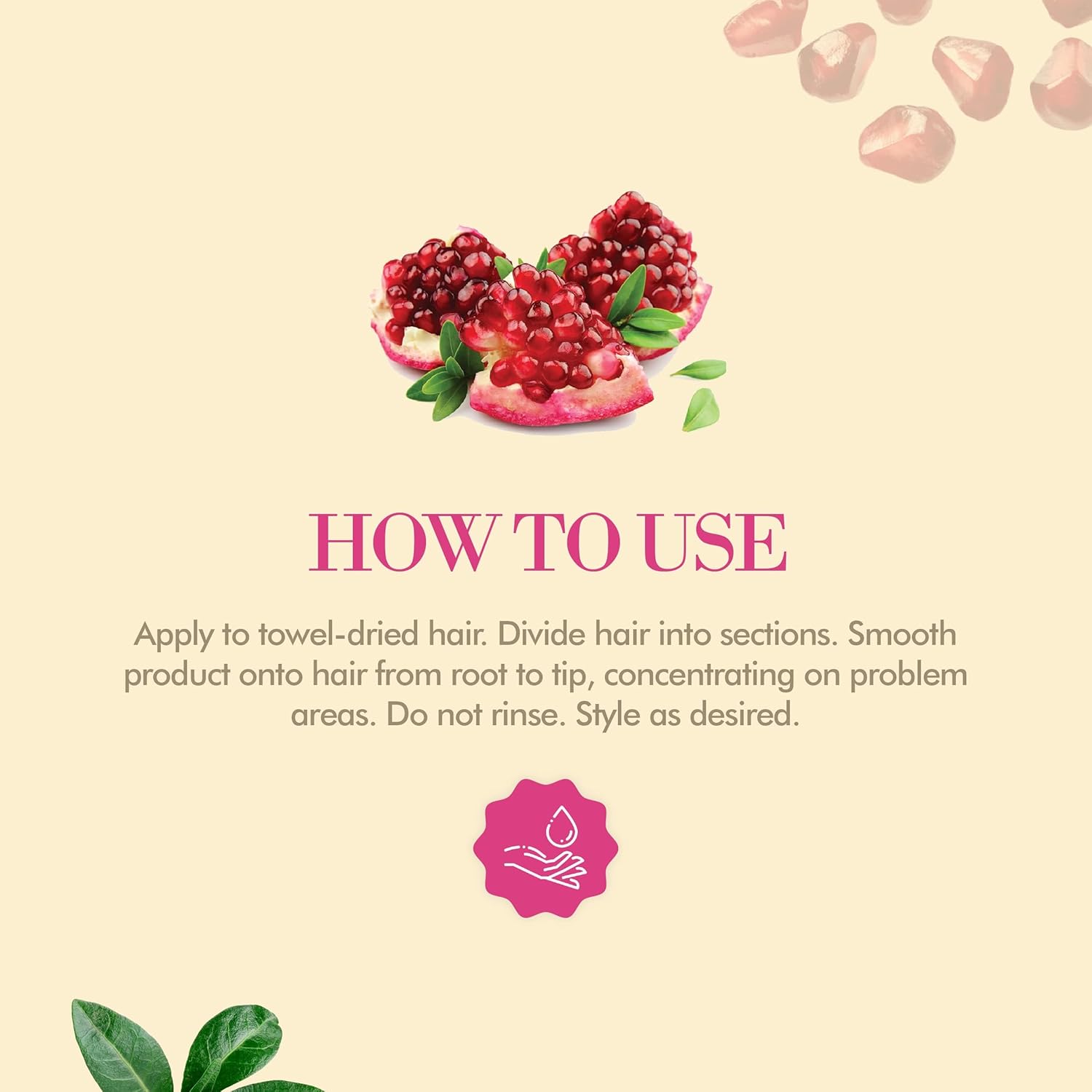 Mielle Organics Curl Smoothie with Pomegranate, Moisturizing Curl Cream for Thick Type 4 Curly Hair, 12 Ounces - Image 9