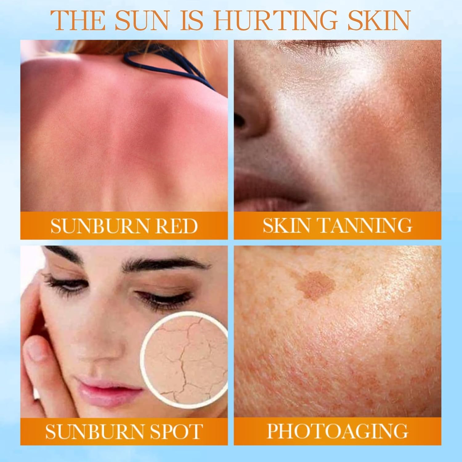 Tinted Mineral Sunscreen for Face - Tinted Moisturizer with SPF 50+ with Zinc Oxide - Face Sunscreen for Women Men - Fa ce Sun screen Lotion with Hyaluronic Acid & Vitamin C, Water & Sweat Proof - Image 6