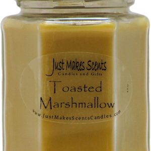 Toasted Marshmallow Scented Blended Soy Candle by Just Makes Scents