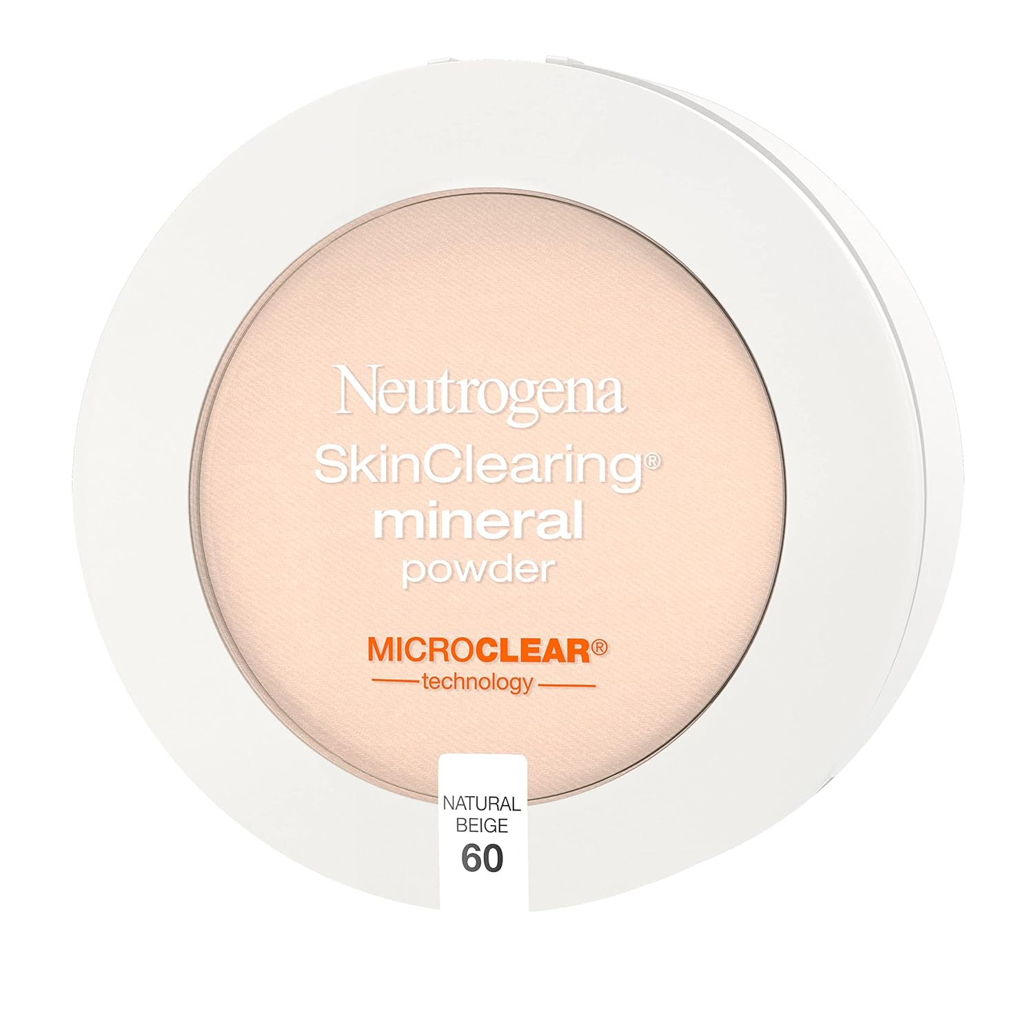 Neutrogena SkinClearing Mineral Acne-Concealing Pressed Powder Compact, Shine-Free & Oil-Absorbing Makeup with Salicylic Acid to Cover, Treat & Prevent Breakouts, Natural Beige 60,.38 oz (Pack of 2) - Image 15