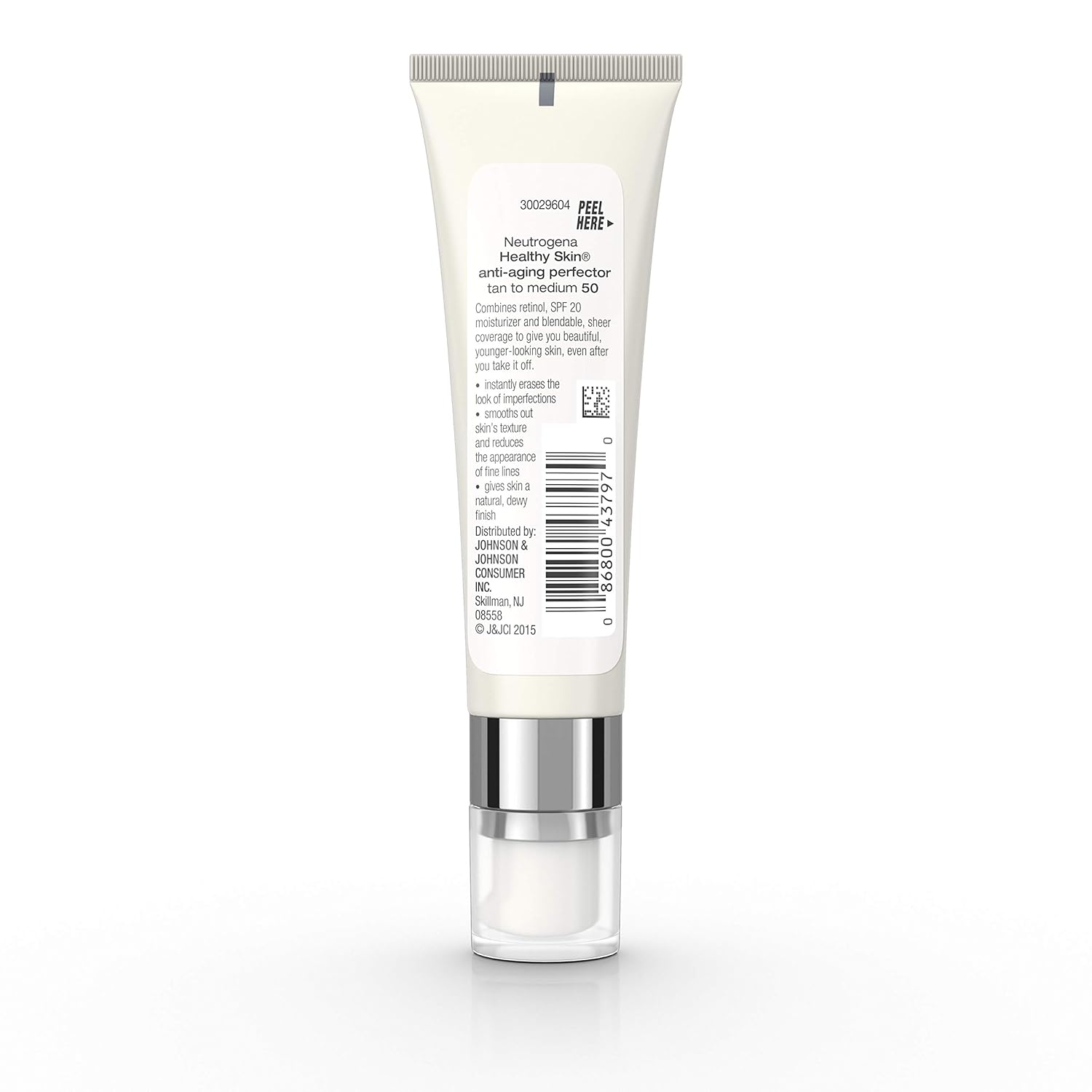 Neutrogena Healthy Skin Anti-Aging Perfector Tinted Facial Moisturizer and Retinol Treatment with Broad Spectrum SPF 20 Sunscreen with Titanium Dioxide, 50 Tan to Medium, 1 fl. oz - Image 10