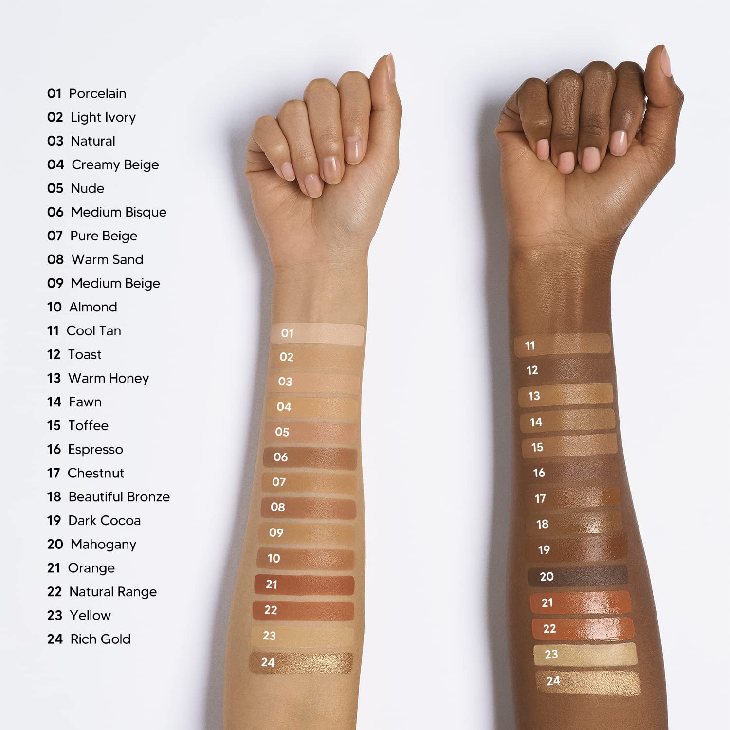 Ruby Kisses HD Brush Concealer & Foundation 3 Pack (Toffee) - Image 5