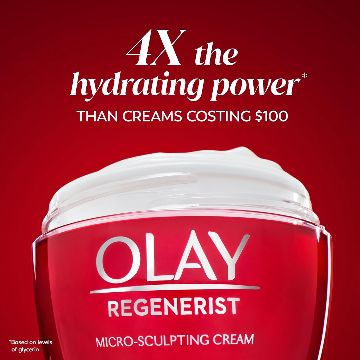 Olay Face Moisturizer, Regenerist Micro-Sculpting Cream for Women, Fragrance-Free - Hydrating, Anti-Aging, Anti-Wrinkle, Firming Skin Care - Hyaluronic Acid, Niacinamide, Amino Peptides, 1.7 Oz - Image 7