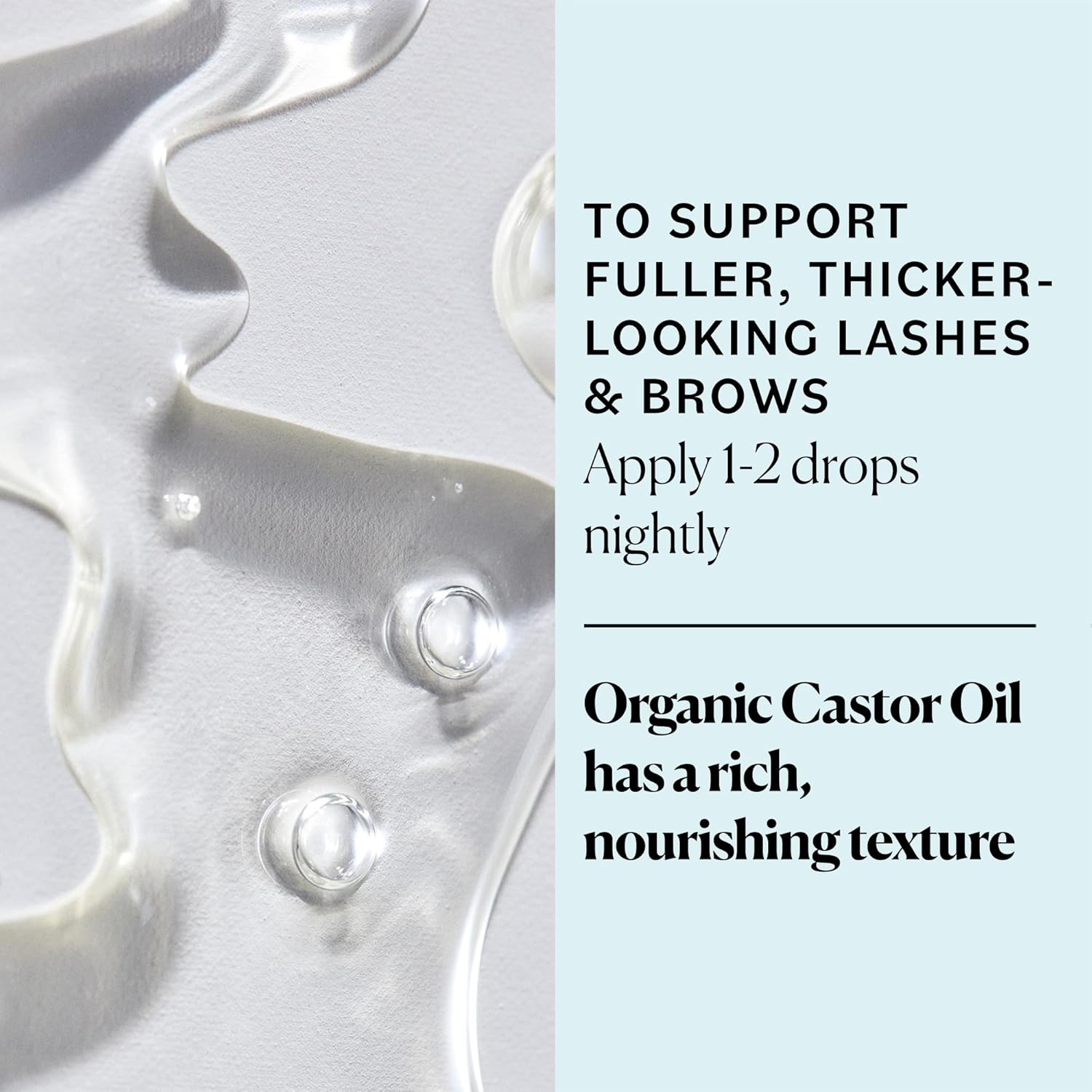 Sky Organics Organic Castor Oil Eyelash & Brow Serum, Hexane-Free Conditioning Oil that Promotes Fuller Looking Lashes & Eye Brows, 100% Pure & Cold-Pressed 1 fl. Oz. / 30 ml w ebook - Image 3