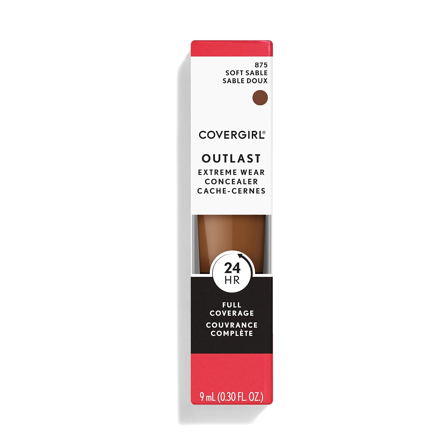 COVERGIRL Outlast Extreme Wear Concealer, Soft Sable 875 - Image 3