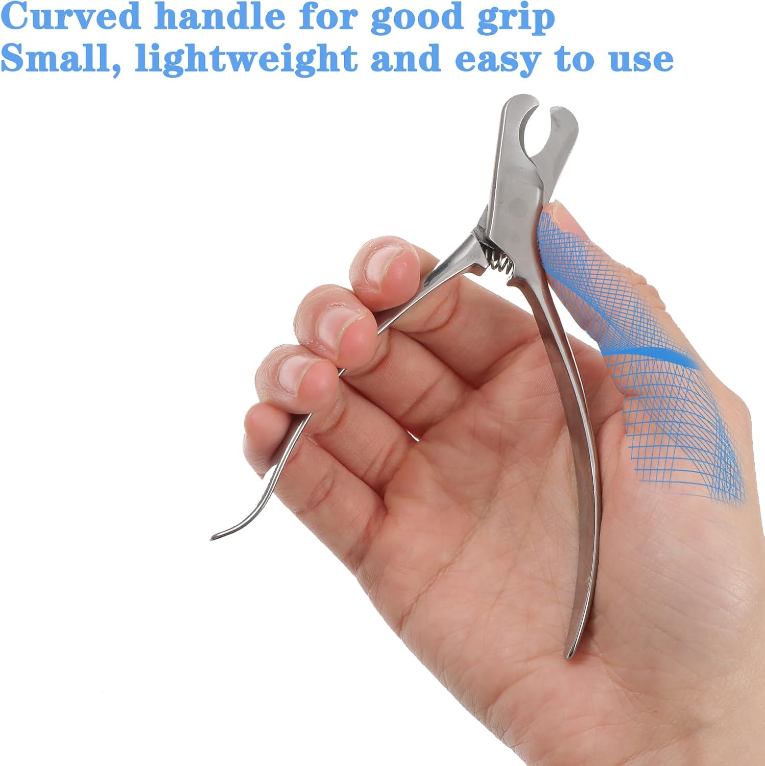 Pet Nail Clippers Stainless Steel Wide Open Dog Cutter Professional Easy Sharp Claw Razor Grooming Tool for Thick Toenail Large Medium Pet Rabbits Guinea Pigs - Image 3