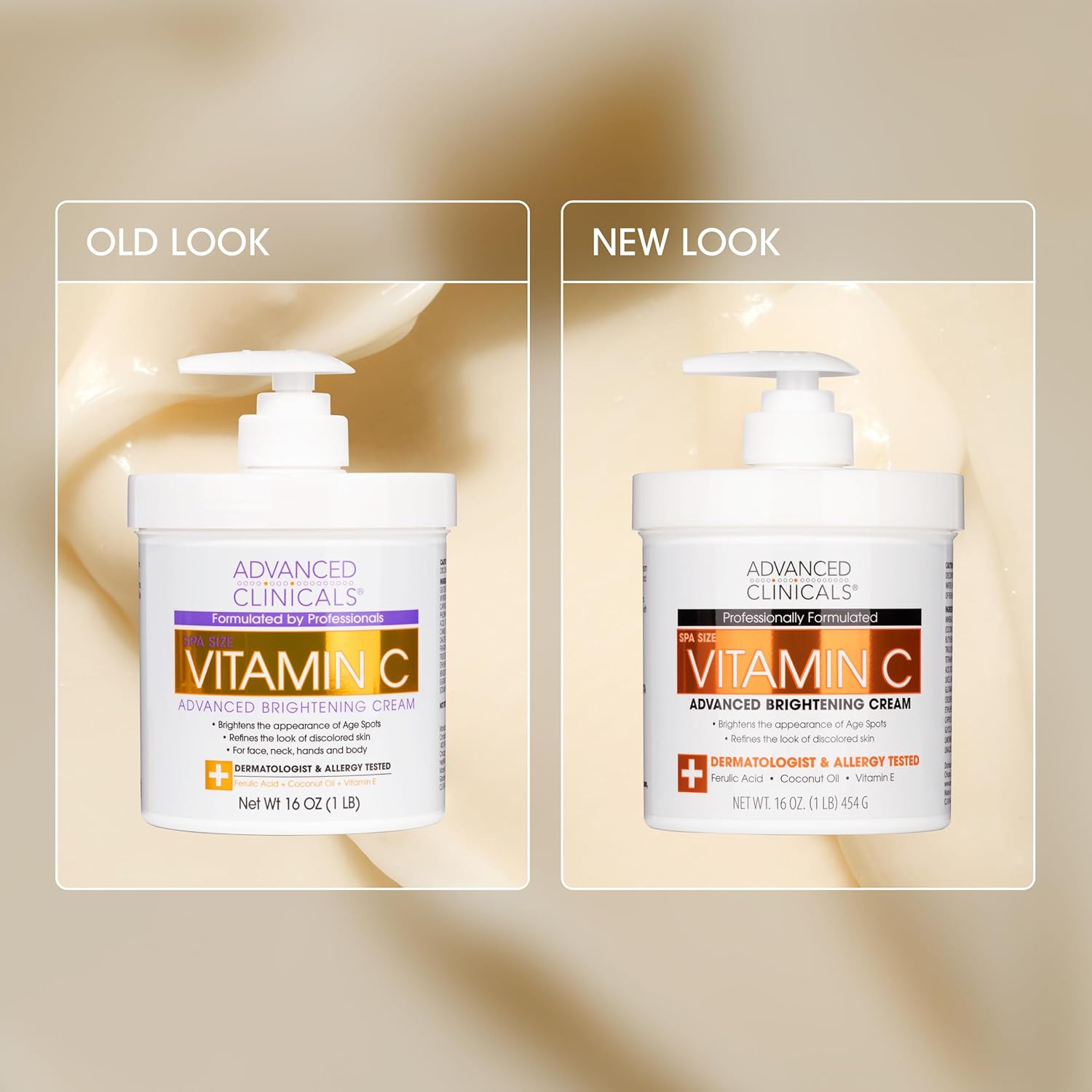 Advanced Clinicals Vitamin C Cream Visibly Brightening Body Lotion | Vitamin C Moisturizer Skin Care Body Cream For Women & Men Helps Visibly Improve Look Of Dark Spots & Uneven Skin Tone, 16 Ounce - Image 9