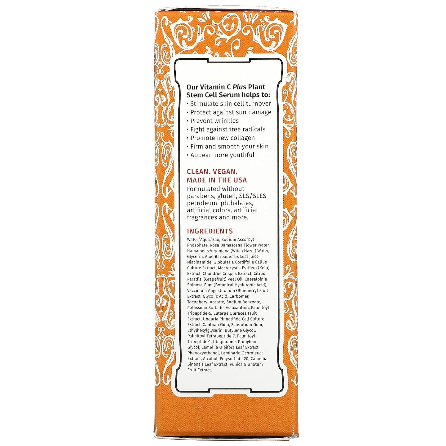 LilyAna Naturals Super C Serum - Face Serum - Anti-Aging Vitamin C Serum for Face with Hyaluronic Acid, Niacinamide, and Plant Stem Cell Complex - 1oz - Image 3