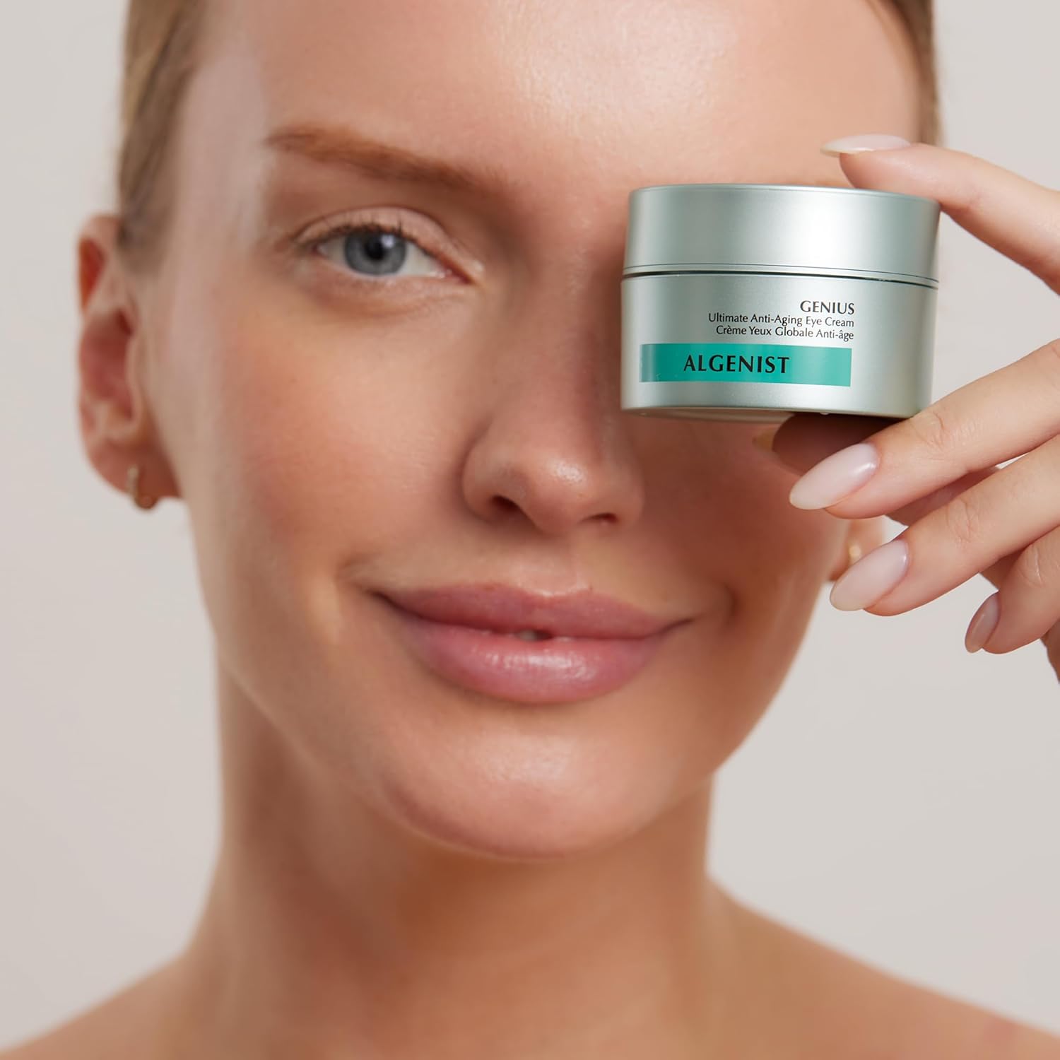 Algenist GENIUS Ultimate Anti-Aging Eye Cream - Firming Under Eye Cream with Collagen + Microalgae Oil - Helps to Visibly Plump, Smooth and Restore Radiance To Delicate Eye Area (15ml) - Image 4