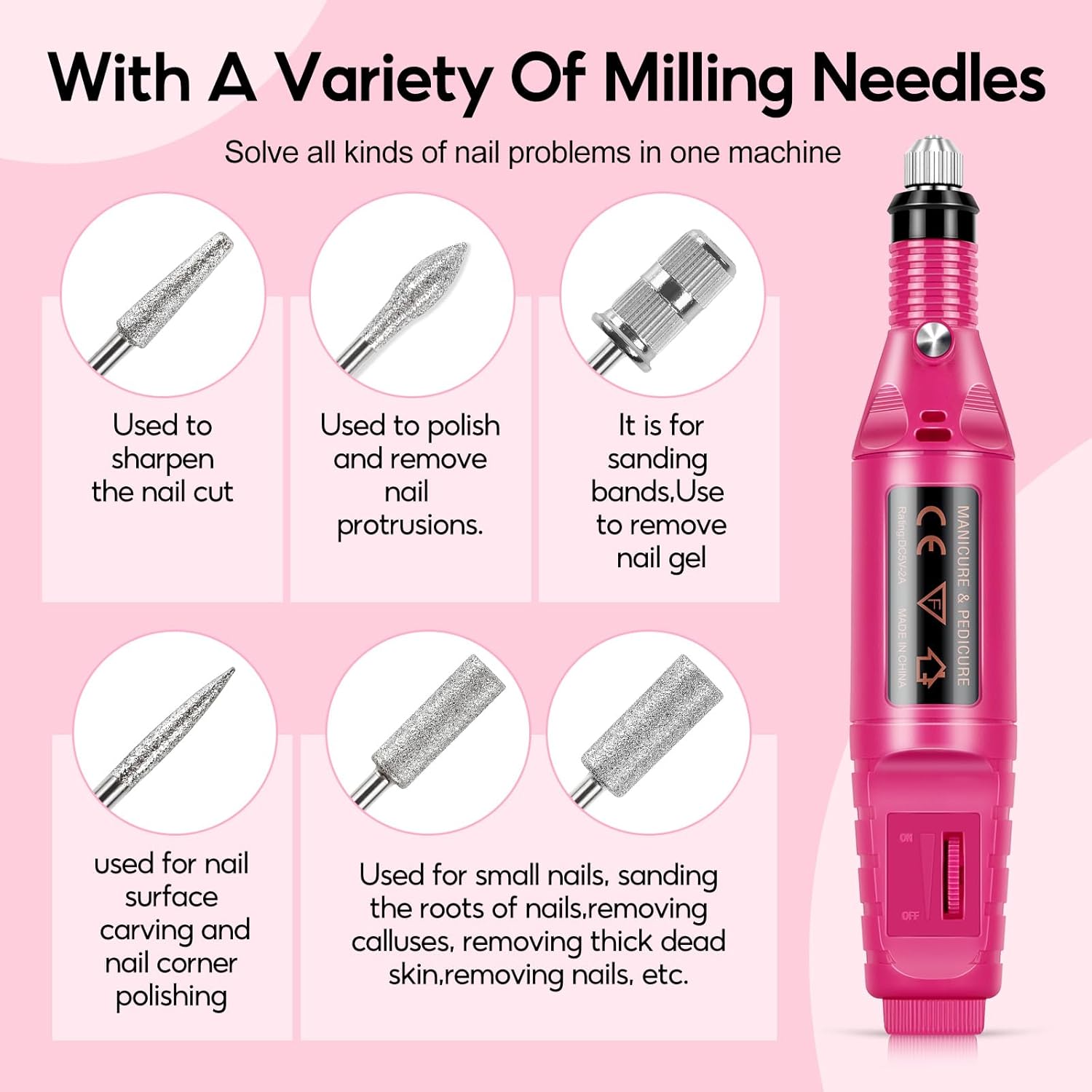 COSCELIA Acrylic Nail Kit for Beginners with Everything,4 Colors Acrylic Powder Professional Nail Kits with Nail Drill U V Light Glitter Decorations DIY Extension Nails Home Use for Women - Image 5
