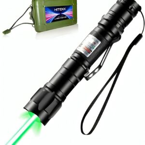Green Laser Pointer | High Power Laser Pointer | Rechargeable Tactical Laser Pointer | Long Range Laser Pointer and Carrying Case