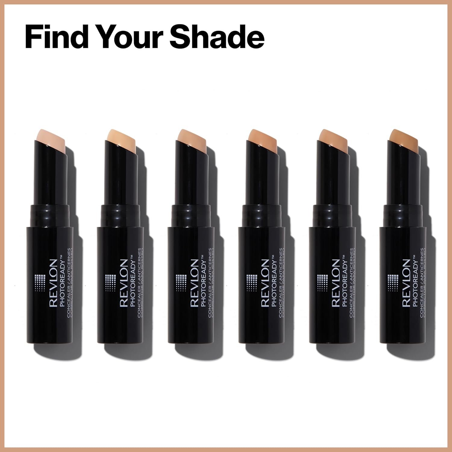 Revlon Concealer Stick, PhotoReady Face Makeup for All Skin Types, Longwear Medium- Full Coverage with Creamy Finish, Lightweight Formula, 003 Light Medium, 0.11 Oz - Image 8
