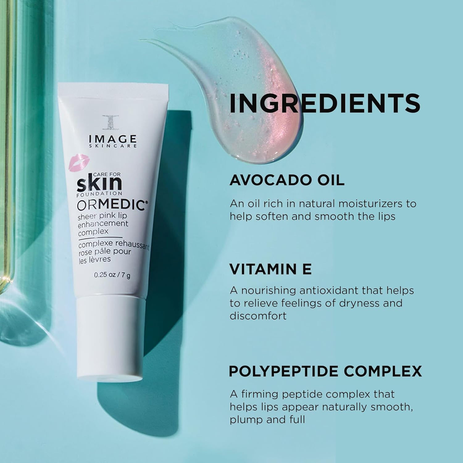 IMAGE Skincare ORMEDIC pH Balancing Lip Enhancement Complex with Avocado Oil & Vitamin E for Deep Hydration - Image 4