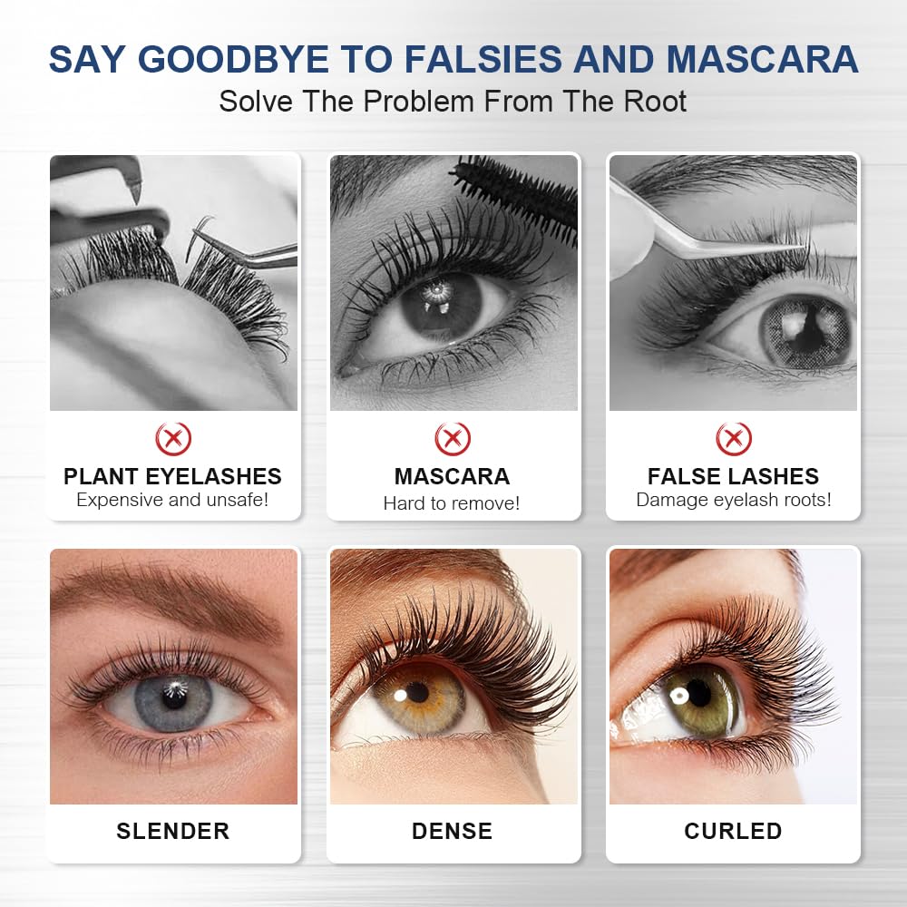 VGO Eyelash Serum for Fuller, Longer Lashes 3ml Natural Ingredients Gentle Formula - Image 4