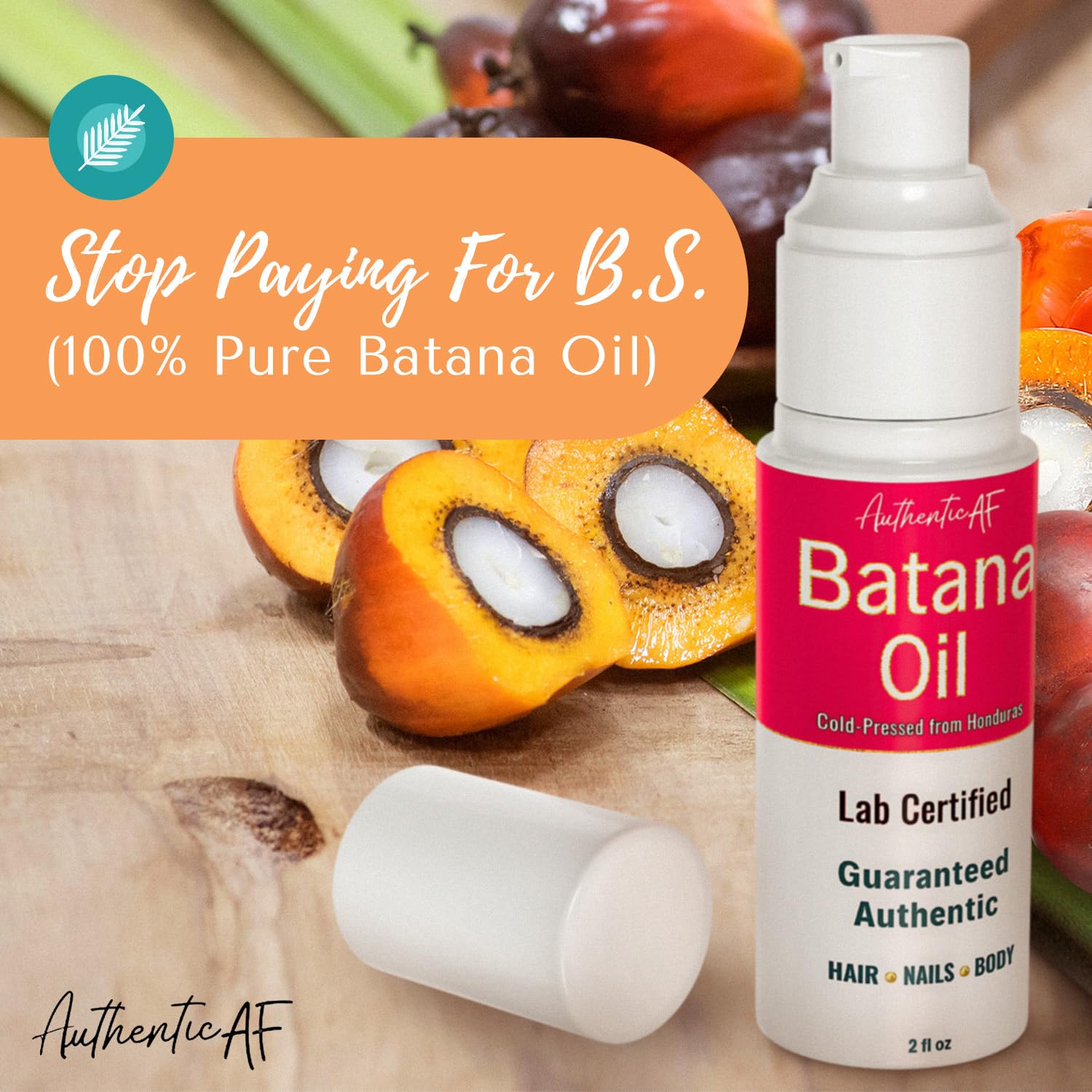 2oz 100% Pure Cold-Pressed Unrefined Batana Oil for Hair Growth with Applicator - Image 3