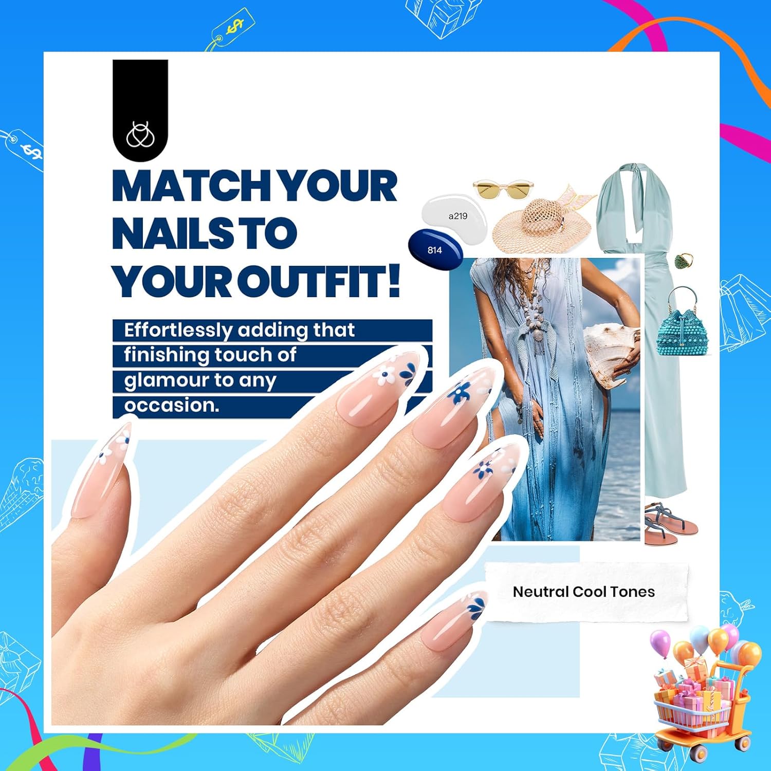 Beetles Gel Nail Polish 25 Colors Gel Polish Set Nude Pink Red Blue Gel Polish Chic Outfits Collection with 3Pcs Base Top Coat Gel Manicure Kit Salon DIY Home Gift for Women - Image 4