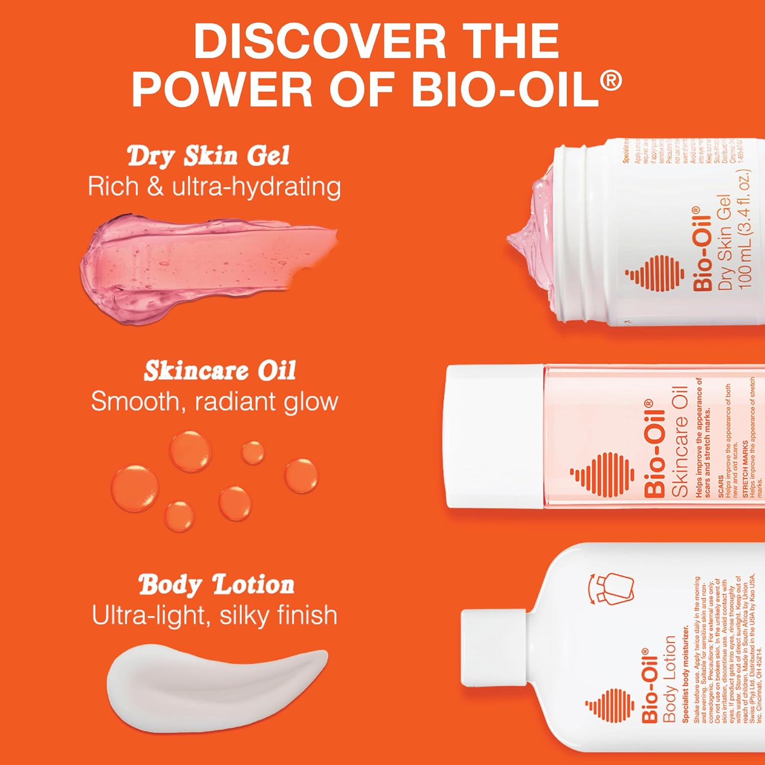 Bio-Oil Skincare Body Oil Serum for Scars and Stretch Marks, Face and Body Moisturizer with Vitamin E & A for Sensitive Dry Skin, Dermatologist Recommended, Non-Comedogenic, 4.2 Oz - Image 7