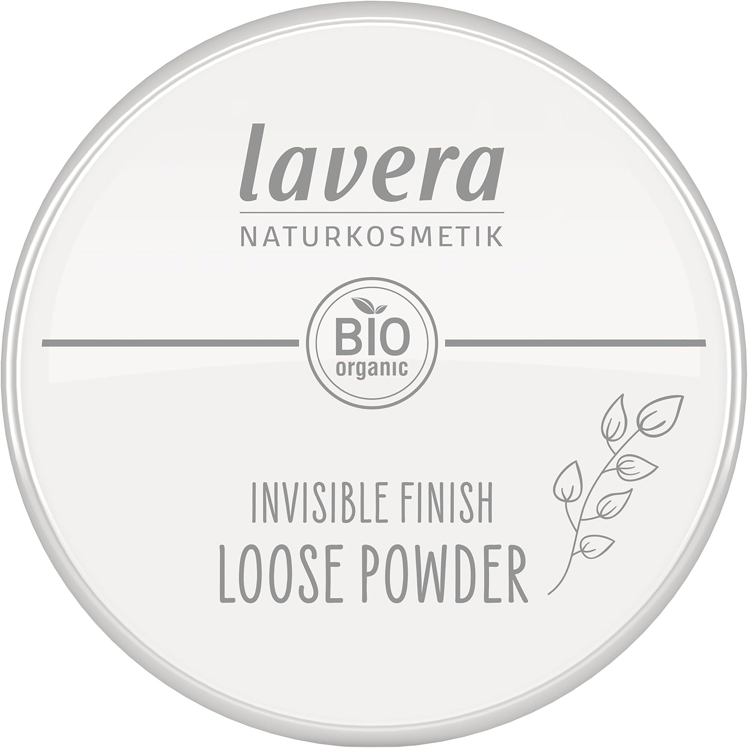 lavera Invisible Finish Loose Powder - Long Lasting Setting Powder - Sets Make Up & Provides Matte Finish - Transparent Face Powder - PETA Certified - Vegan - Made in Germany - 0.4 Oz