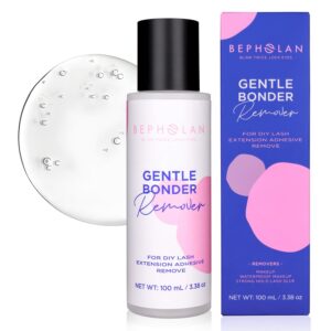 BEPHOLAN Cluster Lash Glue Remover 100ml, DIY Eyelash Extension Remover, Bond & Seal Adhesive Professional & Self Use, for Sensitive Eyes, Eye Makeup & Mascara Remover