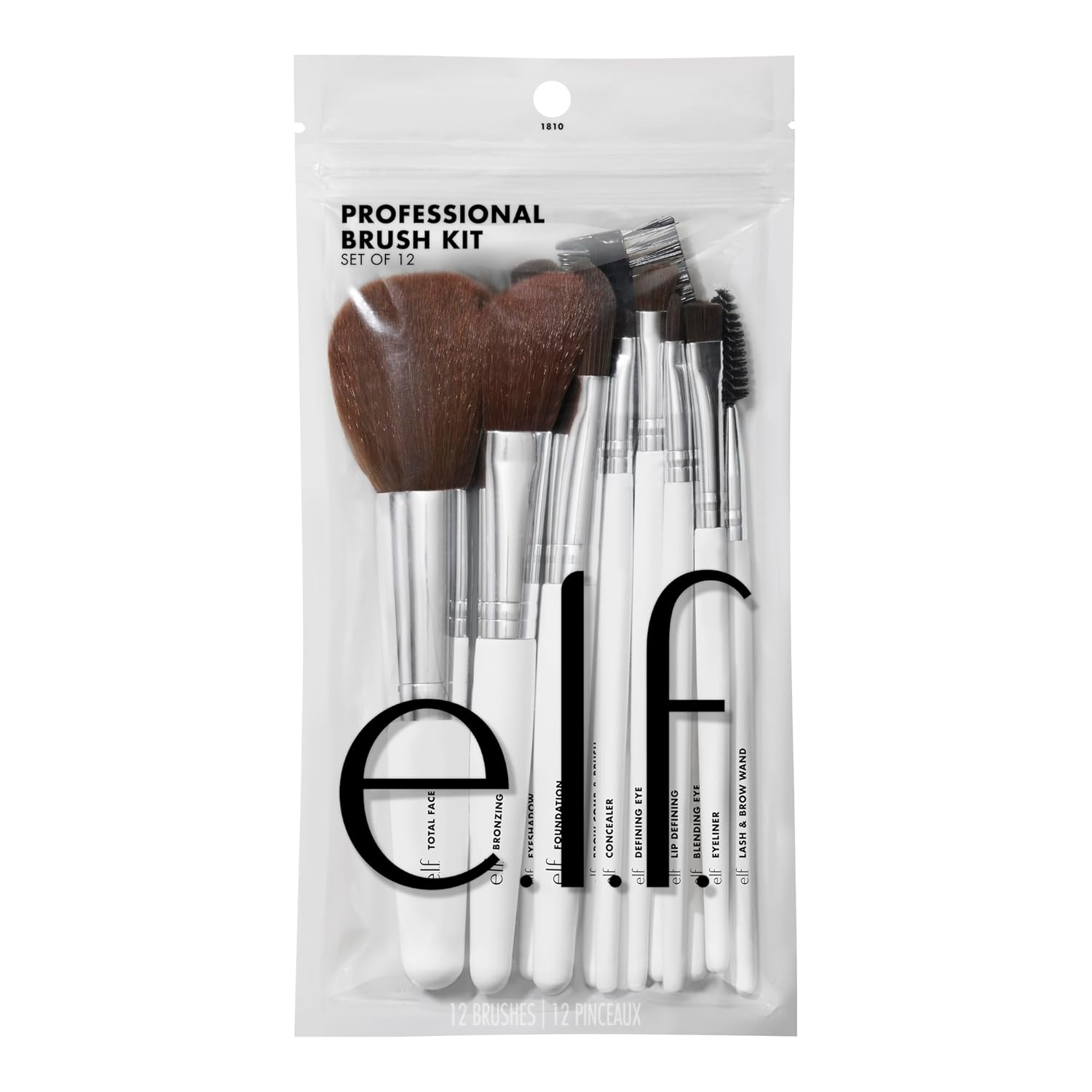 e.l.f. Professional Set of 12 Makeup Brushes, Pro-Worthy Makeup Brushes For A Flawless Full-Face Application, Vegan & Cruelty-Free - Image 5