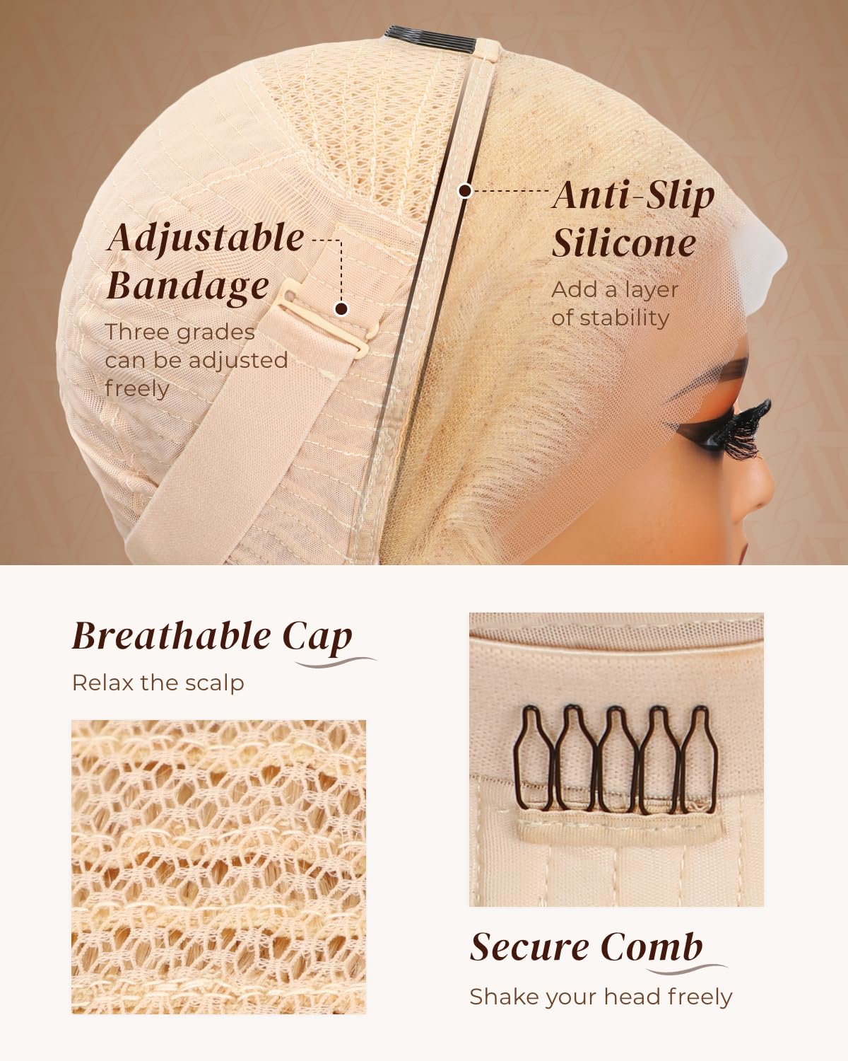 Arabella 613 Lace Front Wig Human Hair 300g-315g 13x4 Blonde Lace Front Wigs Human Hair 210% Density Body Wave 613 Frontal Wig Pre Plucked With Baby Hair (30inch, 613 13X4 body wave wig) - Image 6