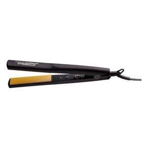 Red By Kiss Ceramic Tourmaline Professional Flat Iron – 1” Hair Straightener with Temperature Control up to 450°F, Anti-Frizz & Heat Damage Protection, Smooth, Frizz-Free Salon Quality Results