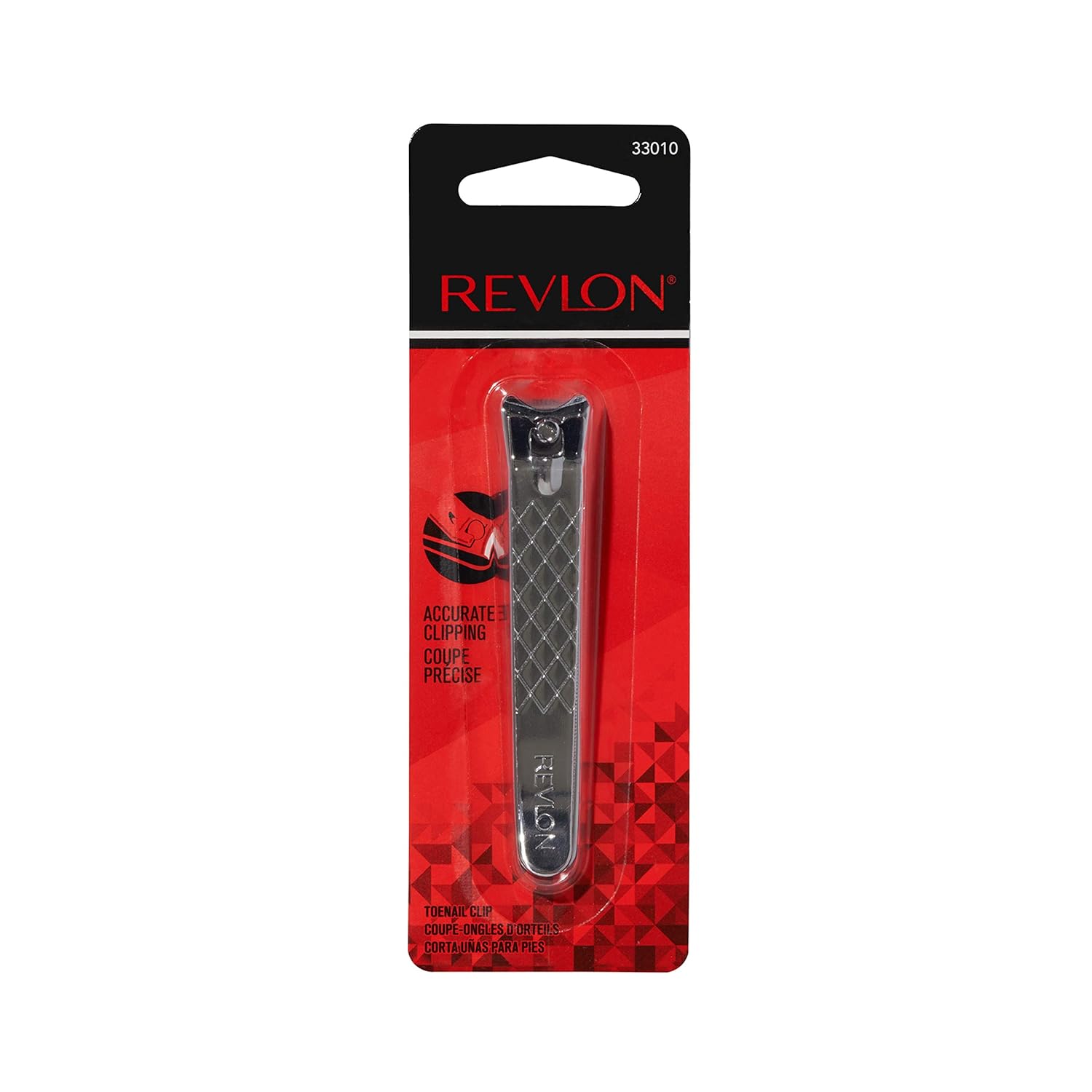Revlon Toenail Clipper With File, Nail Care Tool With a Curved Blade for Accurate Trimming and Grooming, Easy to Use, 1 count - Image 9