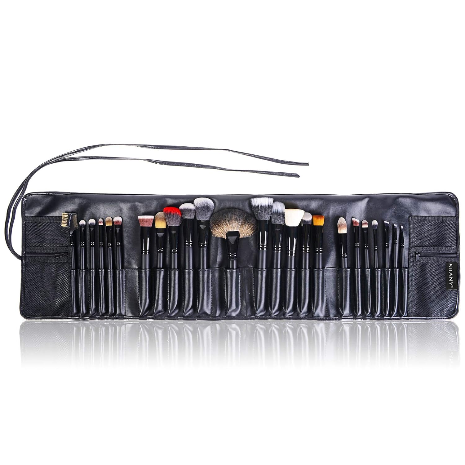 SHANY Makeup Brushes The Masterpiece Pro Signature Makeup Brush Set - Foundation Powder Concealers Eye Shadow brushes, Synthetic Bristle with Wooden handles, Premium Gift Packaging - 24pcs - Image 3
