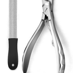 Gobeigo Upgrade Wide Open Dog Nail Clippers for Large Dogs Cut Like Butter, Heavy Duty Dog Nail Trimmer Full Metal Razor Sharp Professional for All Dogs Cats with Thick Toenail