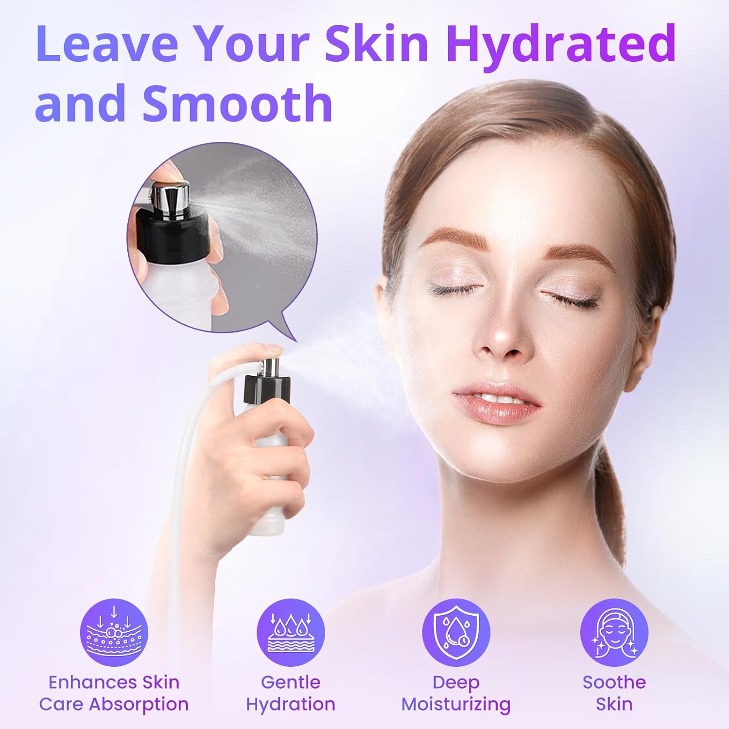 Diamond Microdermabrasion Machine Professional, 3 in 1 Dermabrasion Facial Peeling Skin Care Device for Salon Personal Home Use - Image 5