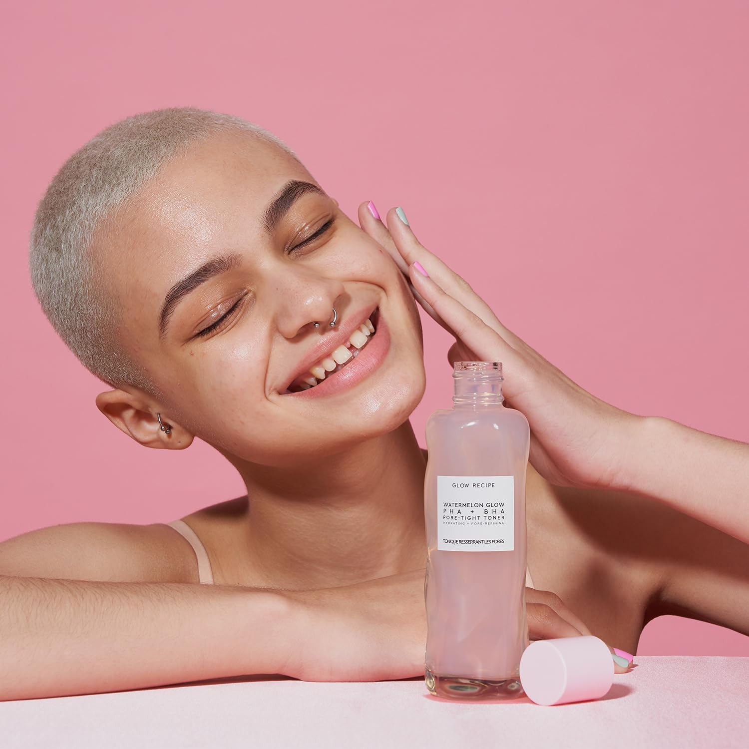 Glow Recipe PHA + BHA Face Toner - Korean Skin Care Pore Minimizer & Gentle Facial Exfoliator for Tightening, Hydrating & Exfoliating - Glycerin, Watermelon & Cactus Water (150ml) - Image 9